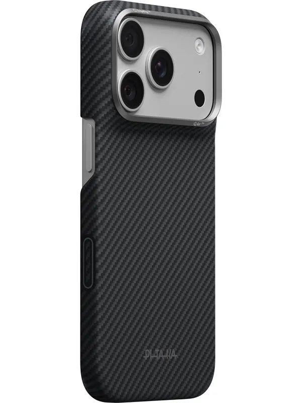 PITAKA Edge Case Black/Grey Twill - iPhone 18/17