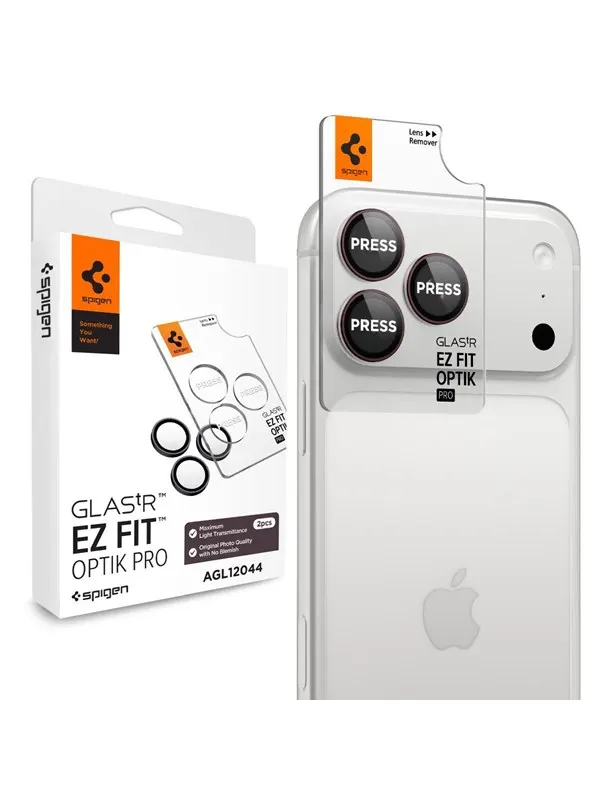 Spigen Glass tR EZ Fit Optik Pro 2 Pack dark cher