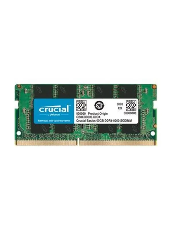 Crucial Basics - DDR4 - module - 16 GB - SO-DIMM 260-pin - 3200 MHz / PC4-25600 - unbuffered