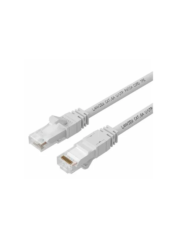 Lanview SmartClick network cable - 20 m - white - Vit - 20m