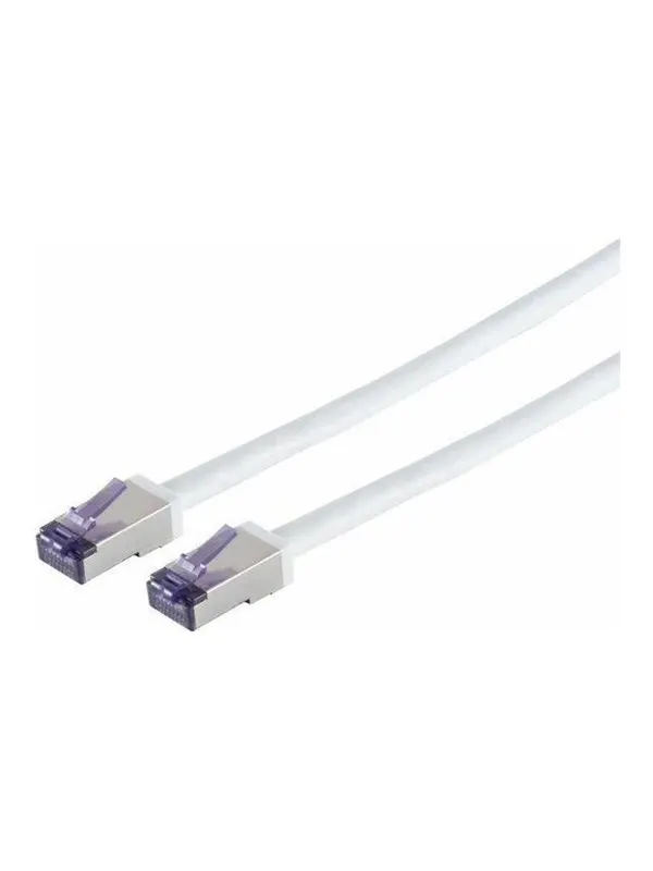 Lanview patch cable - 20 m - white - Vit - 20m