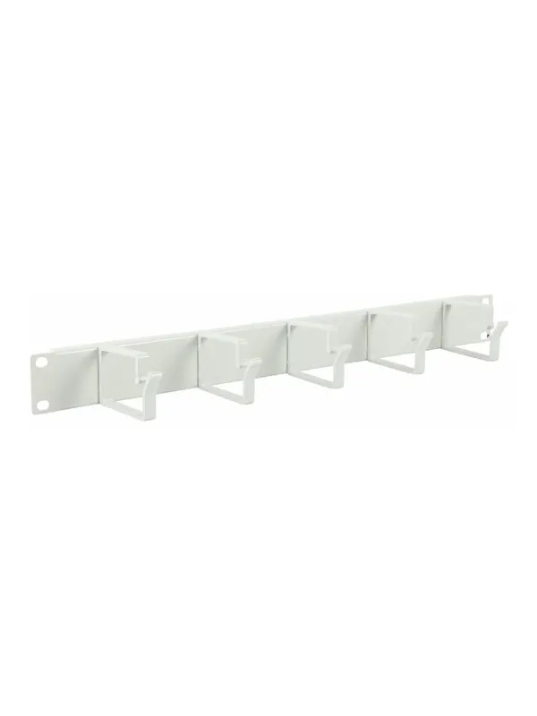 Lanview by Logon - rack cable organiser (horizontal / vertical) - 5 hooks - 1U