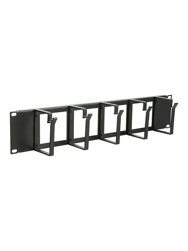 Lanview by Logon - rack cable management panel (horizontal / vertical) - with cable entry holes - 2U