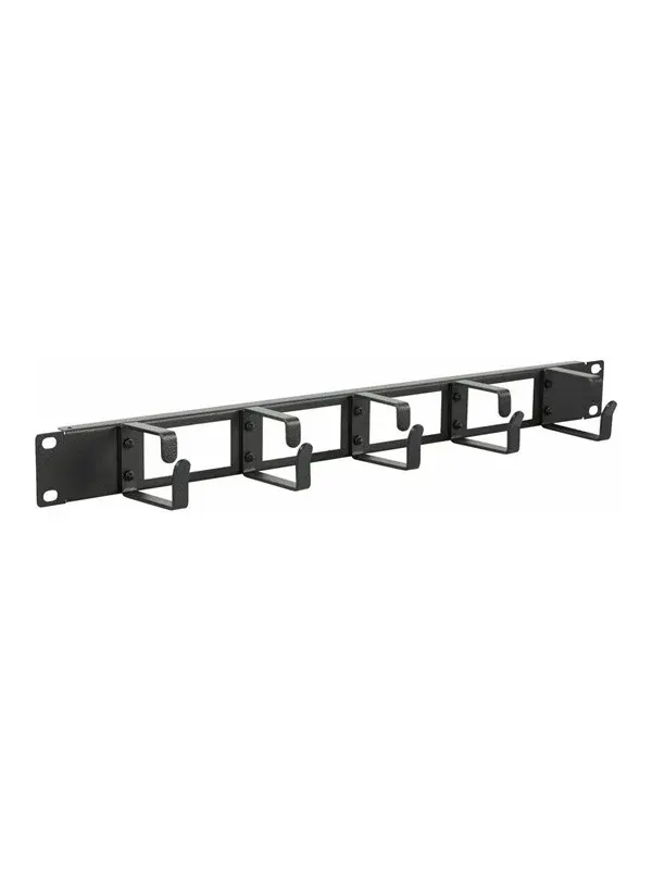 Lanview by Logon - rack cable organiser - with cable entry holes - 1U