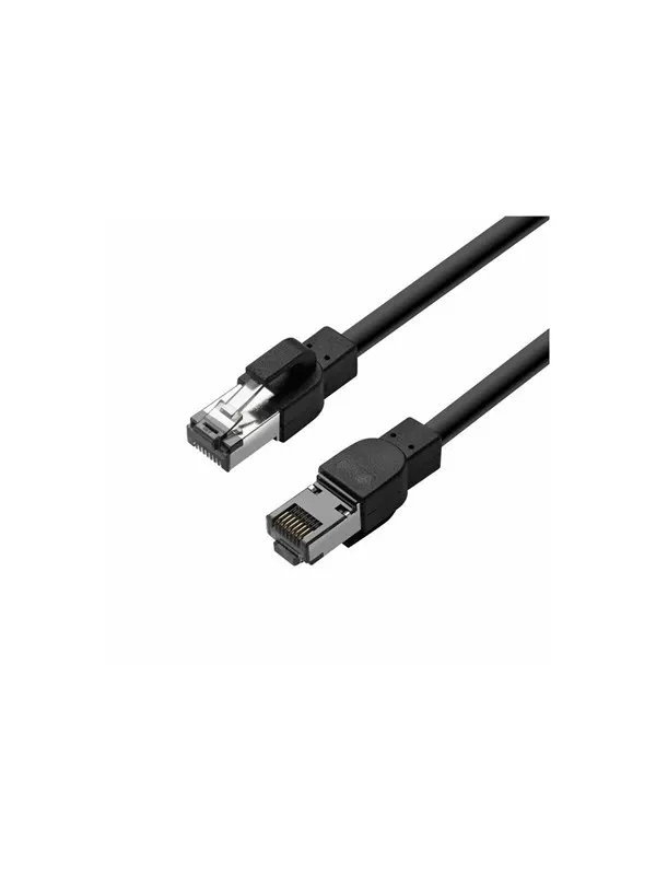 Lanview patch cable - 15 m - black - Svart - 15m