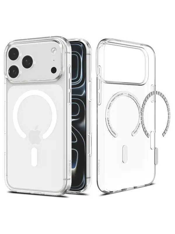 Spigen Liquid Crystal MagSafe clear white - iPhon