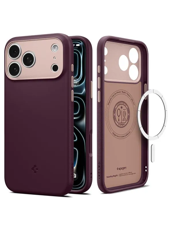 Spigen Nano Pop MagSafe burgundy bean - iPhone 18