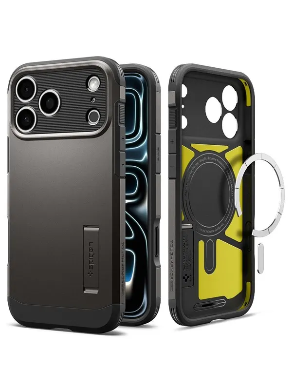 Spigen Tough Armor T MagSafe gunmetal - iPhone 18