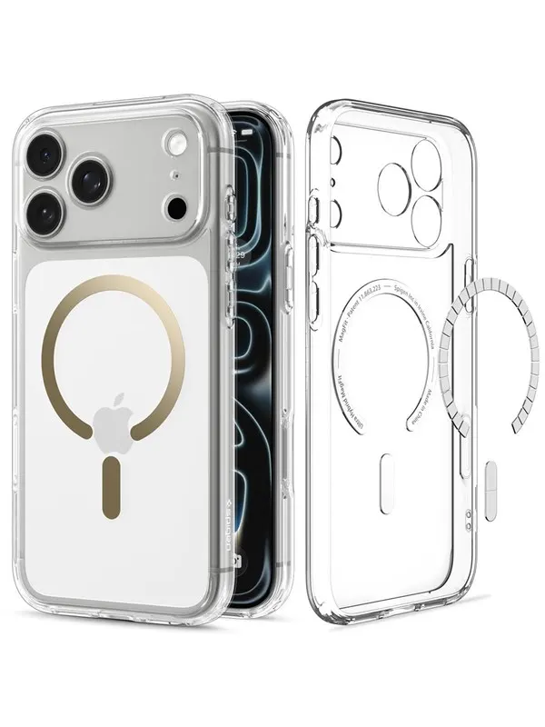 Spigen Ultra Hybrid MagSafe clear gold - iPhone 1