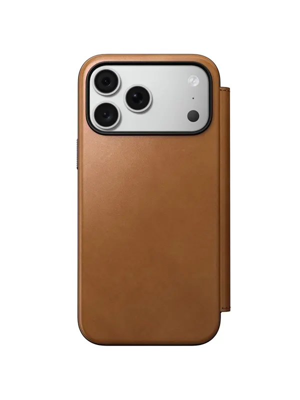 Nomad Modern Leather Folio english tan - iPhone 1