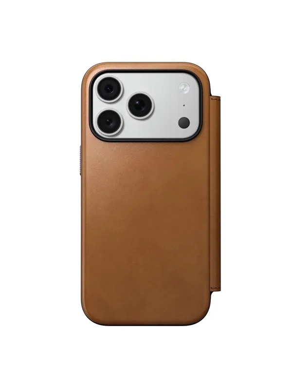 Nomad Modern Leather Folio english tan - iPhone 1