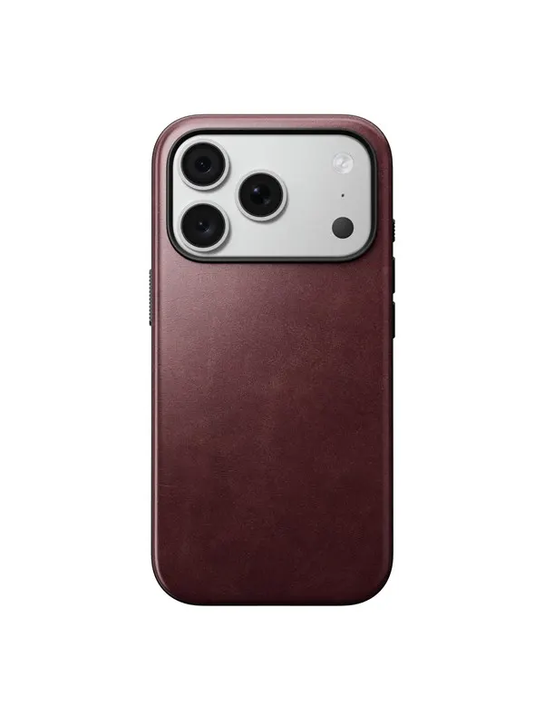 Nomad Modern Leather Case burgundy (Horween) - iP