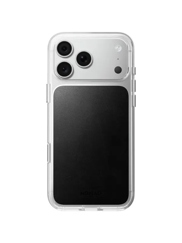 Nomad Clear Leather Case black (Horween) - iPhone