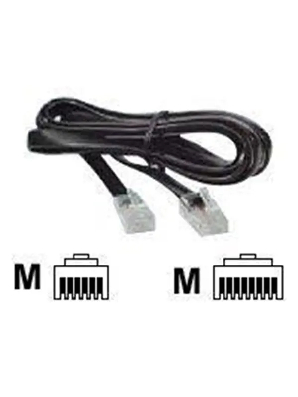 EFB NORDIC EFB-Elektronik network cable - 6 m - black - Svart - 6m