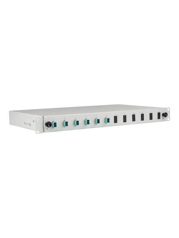 EFB NORDIC EFB-Elektronik fibre-optic splice box - 1U - 19" - 50/125µ extendable OM3