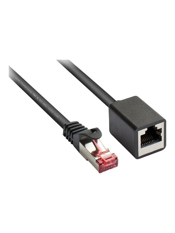 Alcasa electronik Good Connections RNS patch extension cable - 50 cm - black - Svart