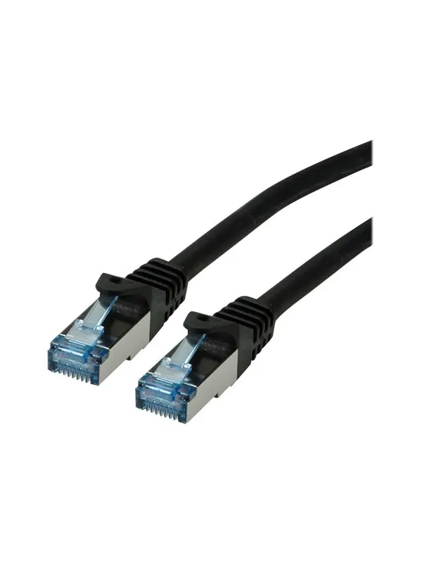 Roline patch cable - 10 m - black - Svart