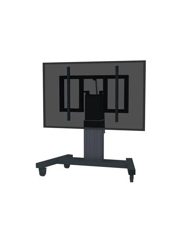 Neomounts PLASMA-M2550T cart - motorised - for flat panel / media player / mini PC - black RAL 9005 - Max 150 kg - recommended for 100"