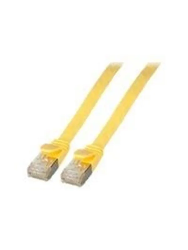 EFB NORDIC EFB-Elektronik patch cable - 25 cm - yellow - Gul - 0.25m