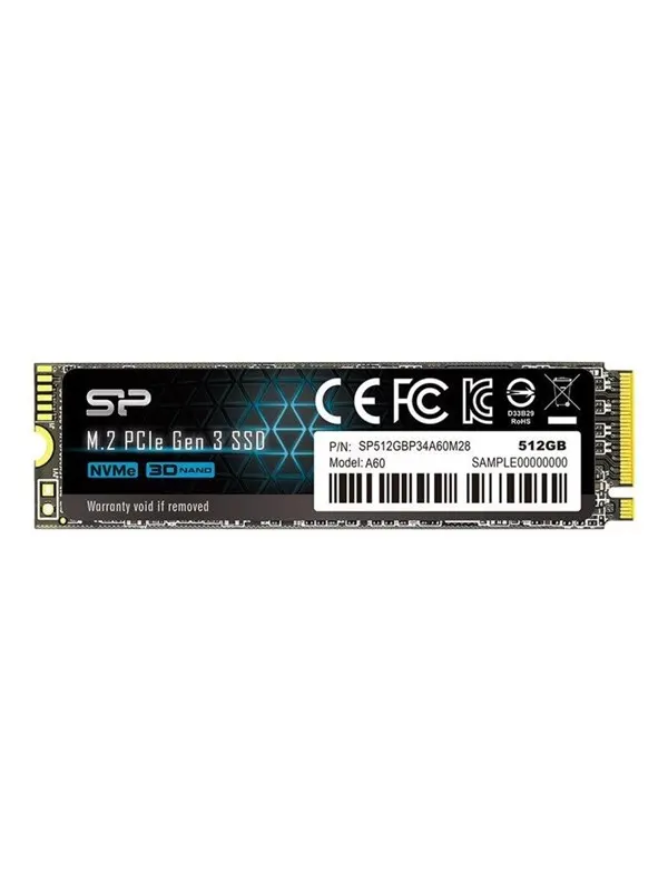 Silicon Power P34A60 SSD - 512GB - M.2 2280 - PCIe 3.0