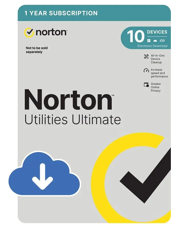 Norton Utilities Ultimate | 1 User 10 Devices 12 Months | ESD - Elektronisk