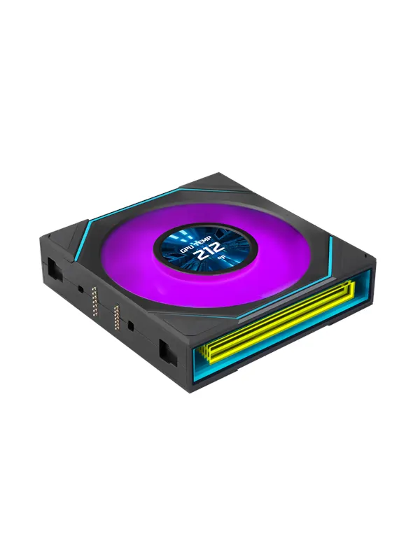 Lian Li UNI FAN SLINF LCD FLEX 120 - Chassi fläkt - 120mm - Svart med RGB LED - 30 dBA