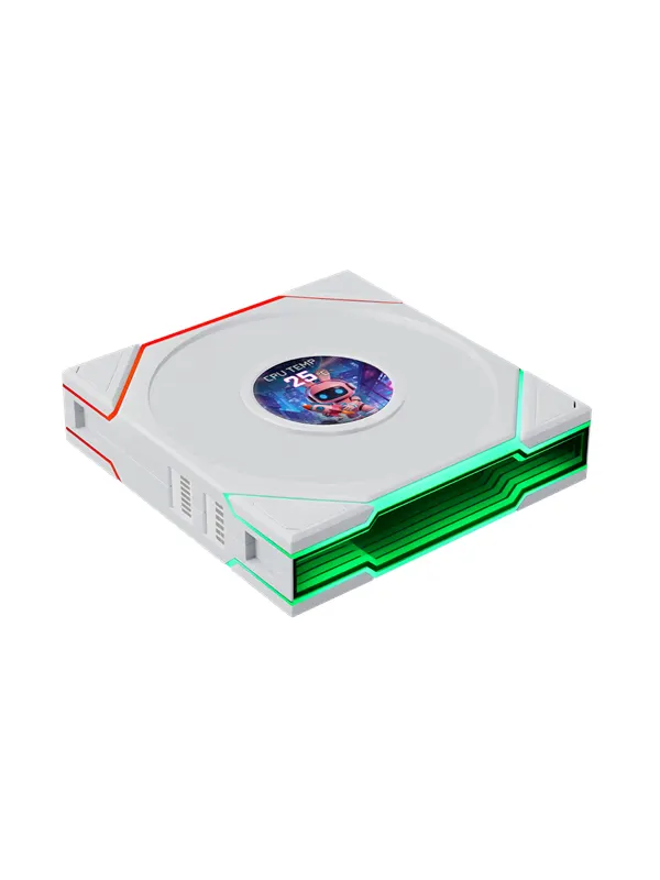Lian Li UNI FAN TL LCD FLEX 120 - Chassi fläkt - 120mm - Vit med RGB LED - 26 dBA