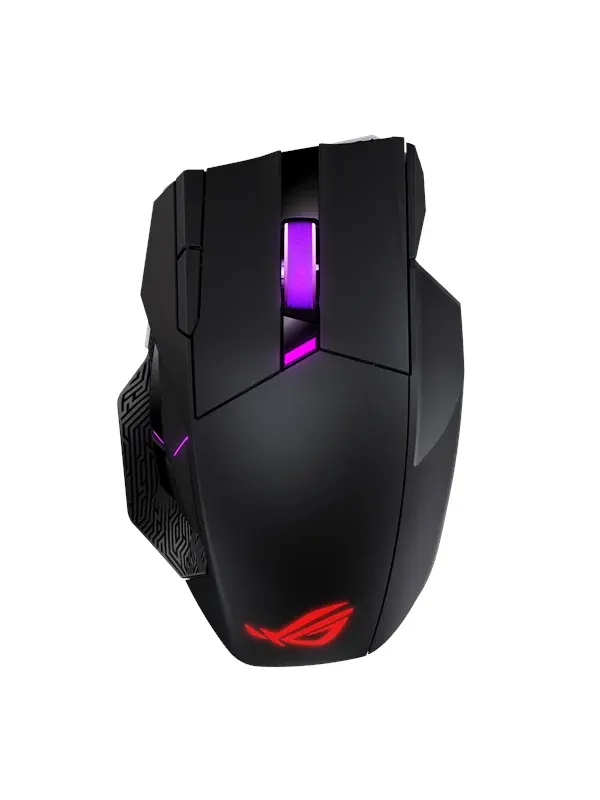 ASUS ROG Spatha X 65K - Gamingmus - Optic - 12 knappar - Svart
