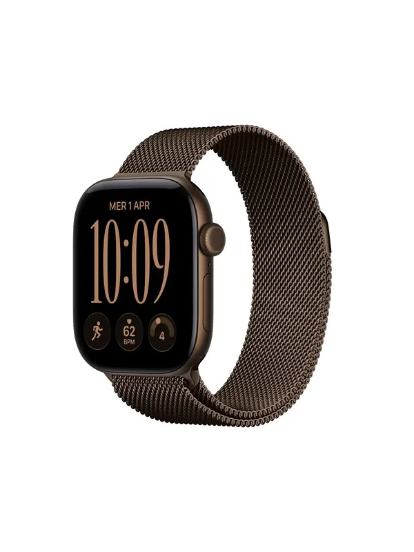 Apple Watch Series 12 GPS 42mm Dark Bronze Aluminium Case with Dark Bronze Milanese Loop