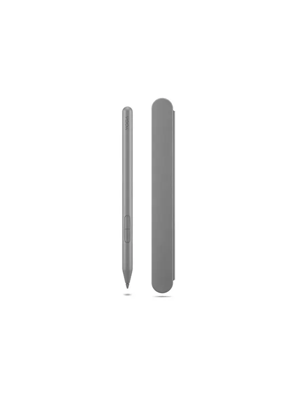 Lenovo Yoga - active stylus set - luna grey - with Pen Case - Aktiv stylusuppsättning - 2 knappar - Grå