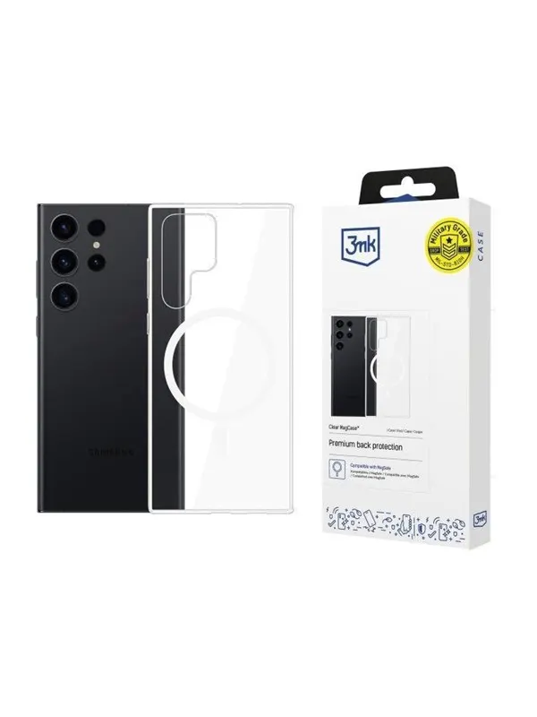 3mk Clear MagCase for Samsung Galaxy S23 Ultra - transparent
