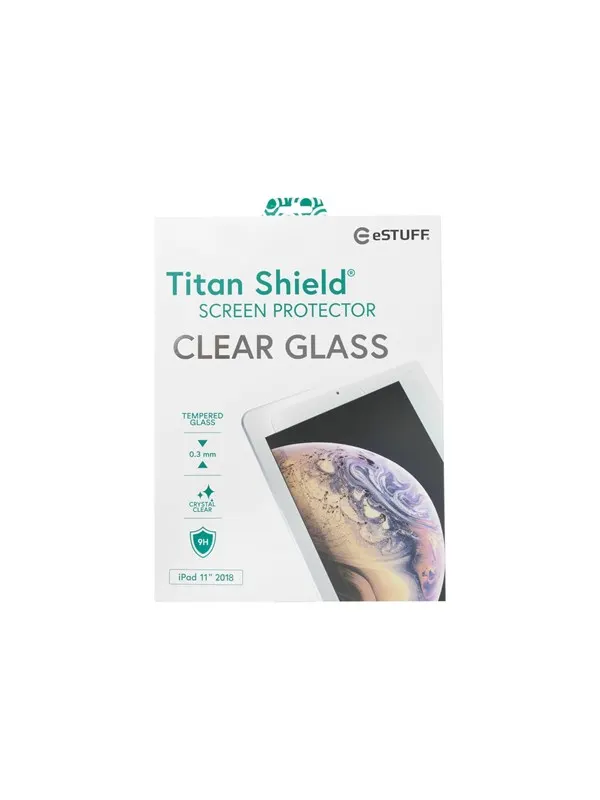 eSTUFF Titan Shield Clear Glass - screen protector for tablet