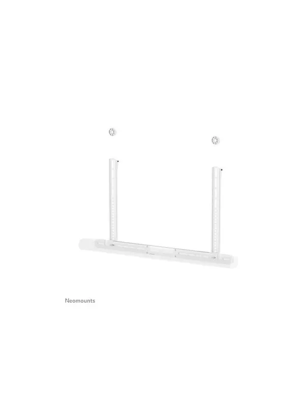 Neomounts AV35-727WH1 mounting kit - for sound bar - easy installation - white - Max 10 kg - recommended for 75"