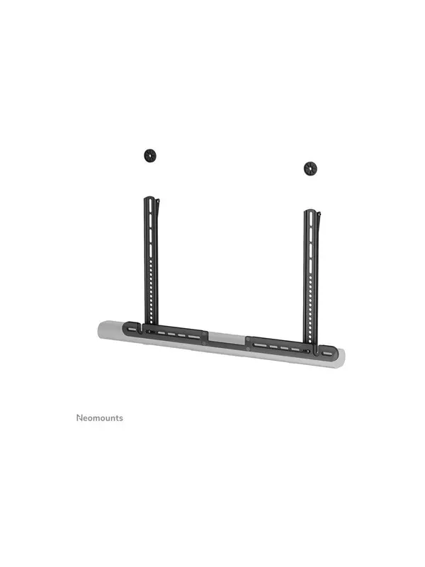 Neomounts AV35-727BL1 mounting kit - for sound bar - easy installation - black - Max 10 kg - recommended for 75"