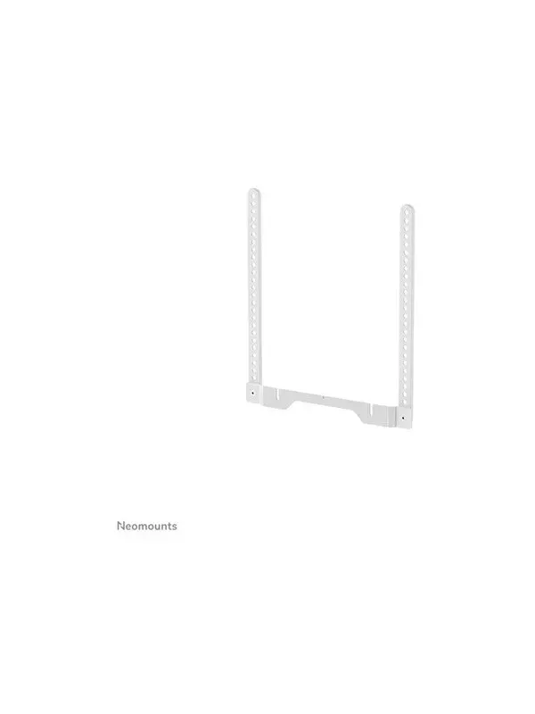 Neomounts AV35-724WH1 mounting kit - for sound bar - easy installation - white - Max 2 kg - recommended for 75"