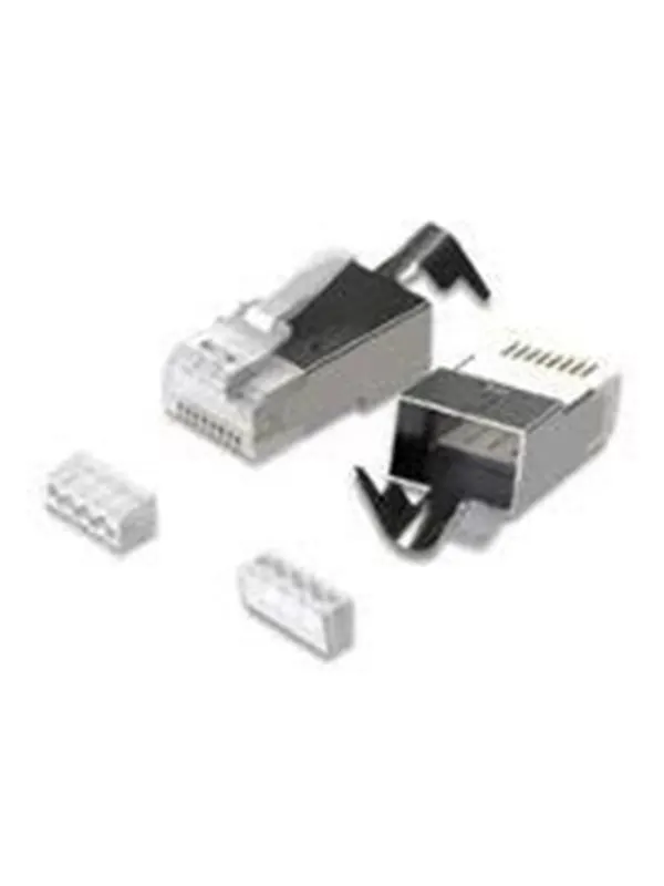 MicroConnect network connector - aluminium - Silver