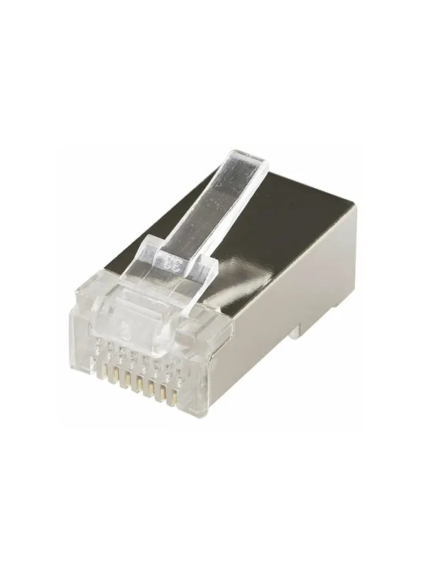 MicroConnect Easy Connector network connector - aluminium - Silver