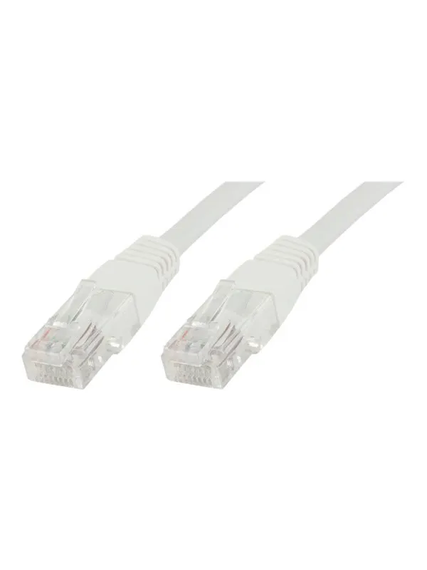 CoreParts MicroConnect network cable - 1 m - white - Vit