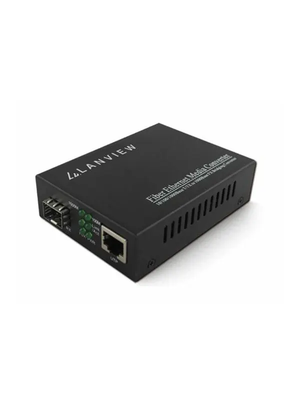 Lanview - fibre media converter - 10Mb LAN 100Mb LAN 1GbE