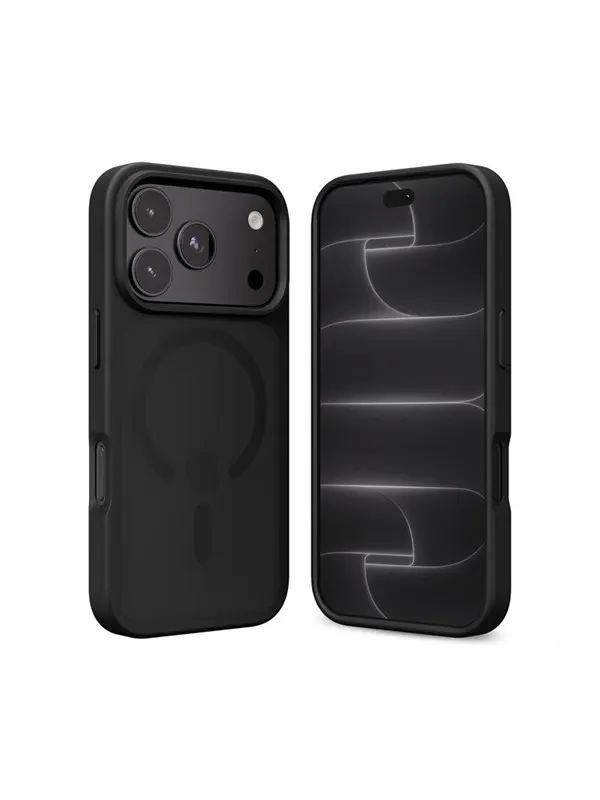 CRONG Hybrid MATTE Magnetic case with MagSafe for iPhone 18 Pro / iPhone 17 Pro - Black