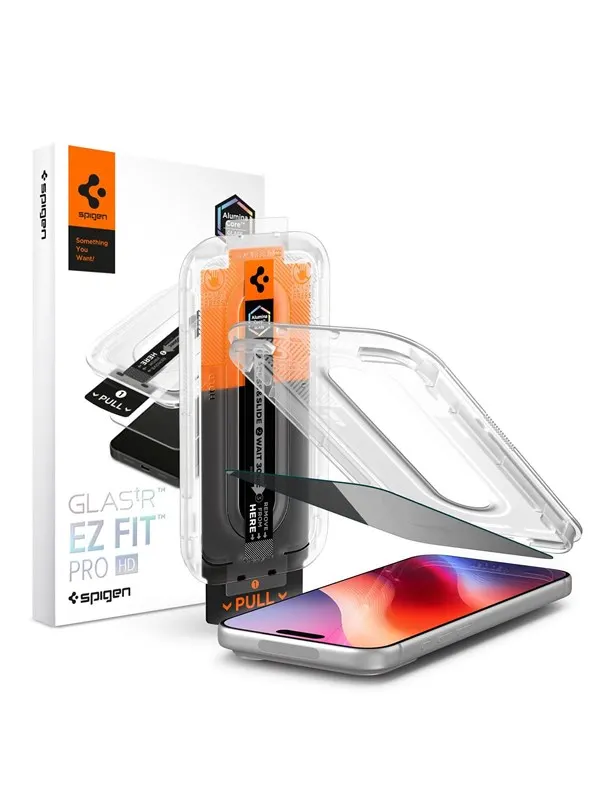 Spigen Glass tR EZ Fit Pro HD (Privacy) 1 Pack - iPhone 18 Pro