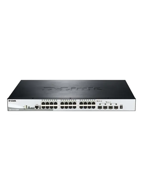 D-Link SmartPro DGS-1510-28XMP - switch - 28 ports - Managed - rack-mountable
