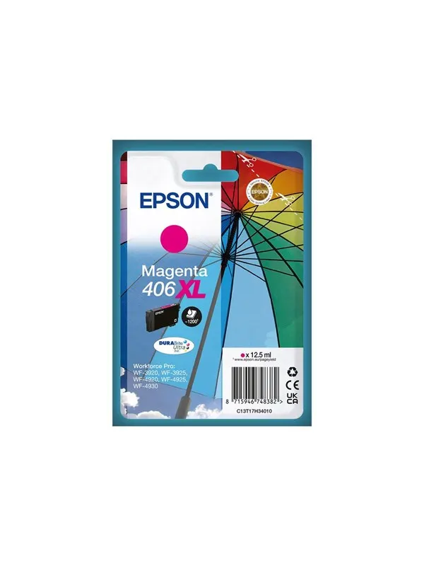 Epson 406XL - XL - magenta - original - ink cartridge