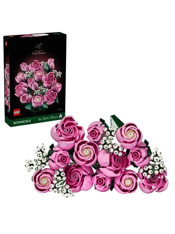 LEGO Botanicals 10374 Bukett med rosa rosor