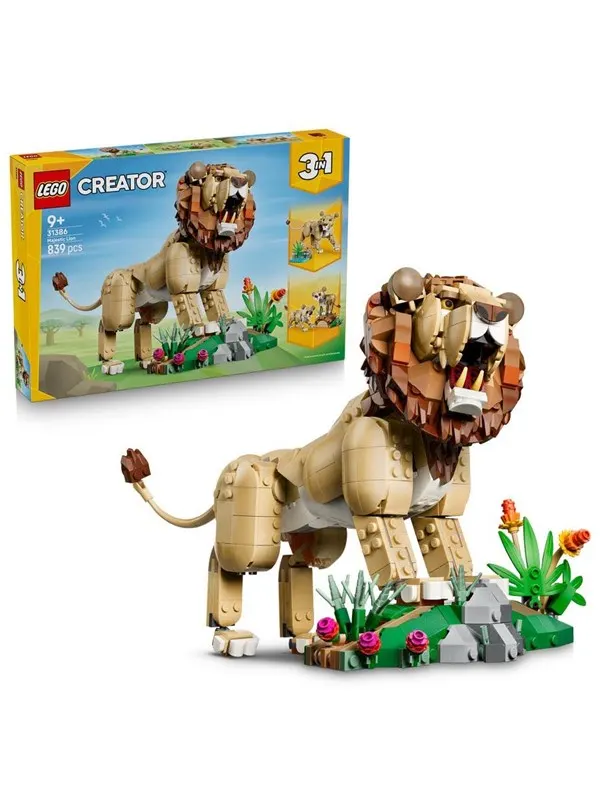 LEGO Creator 31386 Vilda djur: Majestätiskt lejon