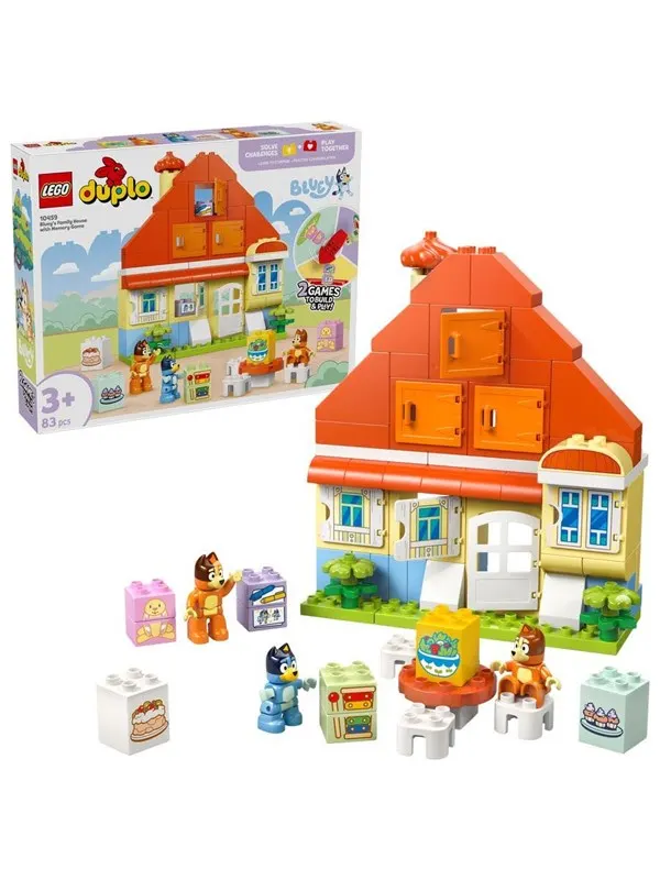 LEGO Bluey 10459 Blueys hus med memoryspel