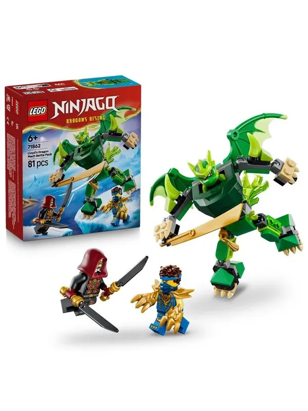 LEGO Ninjago 71862 Lloyds robotdrake - stridspaket