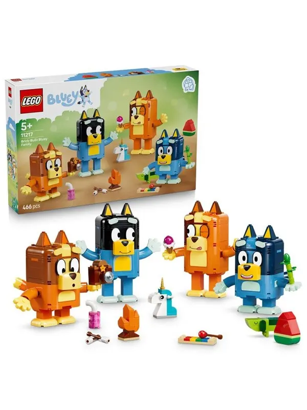 LEGO Bluey 11217 Klossbyggd Bluey och familj