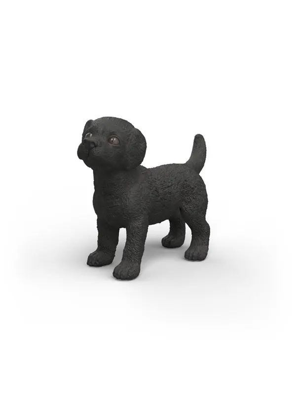 Schleich svart labrador retriever-valp