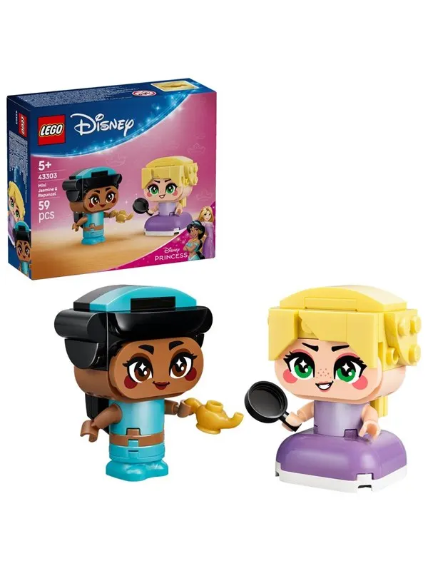 LEGO Disney 43303 Jasmine och Rapunzel i miniformat